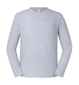 Fruit of the Loom 61-360-0 - Iconic 195 Ringspun Premium Long Sleeve T Heather Grey