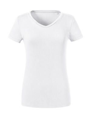 Russell Pure Organic 0R103F0 - Ladies Pure Organic V-Neck Tee