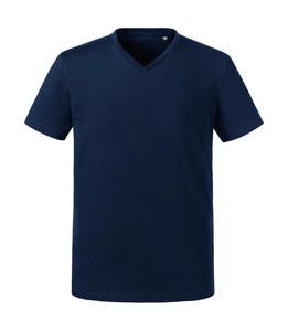 Russell Pure Organic 0R103M0 - Men's Pure Organic V-Neck Tee French Navy