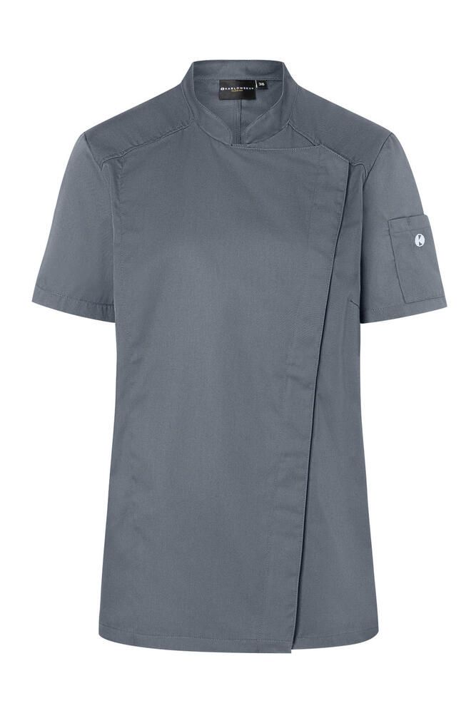 Karlowsky JF 25 - Short-Sleeve Ladies' Chef Jacket Modern-Look