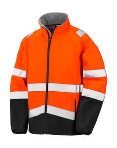 Result Safe-Guard R450X - Printable Safety Softshell Fluorescent Orange/Black