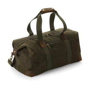 Quadra QD650 - Heritage Waxed Canvas Holdall Olive Green