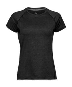 Tee Jays 7021 - COOLdry Ladies Tee Black Melange