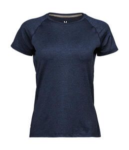 Tee Jays 7021 - COOLdry Ladies Tee Navy Melange