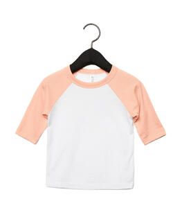 Bella+Canvas 3200T - Toddler 3/4 Sleeve Baseball Tee