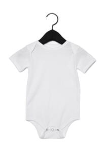 Bella+Canvas 100B - Baby Jersey Short Sleeve One Piece Weiß
