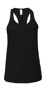 Bella+Canvas 6008 - Jersey Racerback Tank Schwarz