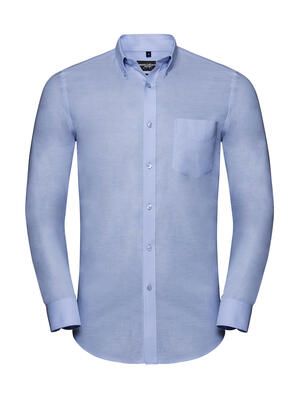 Russell Collection 0R928M0 - Mens LS Tailored Button-Down Oxford Shirt