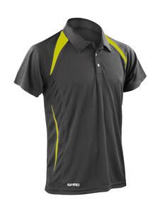 Result S177M - Spiro Team Spirit Polo Grey/Lime