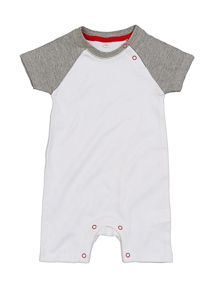 Babybugz BZ41 - Baby Baseball Playsuit