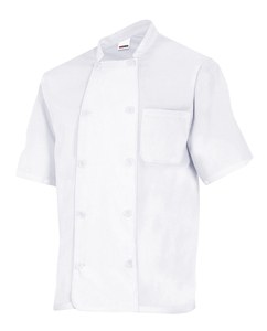 Velilla 432 - SS CHEF JACKET Weiß