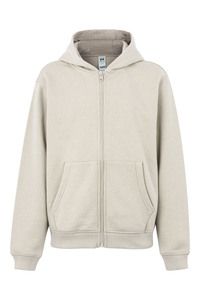 Mukua SF270K - KIDS ZIPPED HOOD SWEATSHIRT Elfenbein