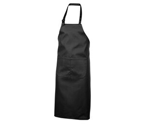 NEWGEN TB201 - Cotton bib apron with pocket Schwarz