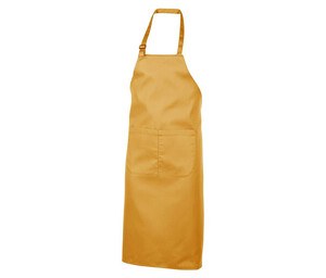 NEWGEN TB201 - Cotton bib apron with pocket Senf