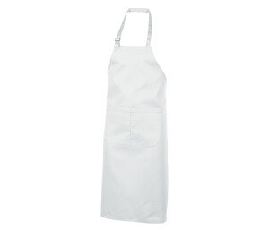 NEWGEN TB201 - Cotton bib apron with pocket Weiß