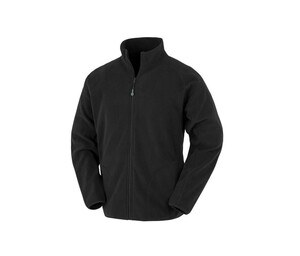 RESULT RS907X - RECYCLED MICROFLEECE JACKET Schwarz