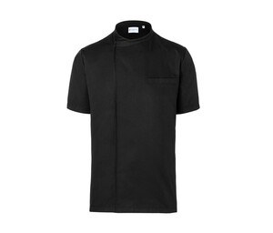 KARLOWSKY KYBJM3 - SHORT SLEEVE THROW-OVER CHEF SHIRT BASIC Schwarz