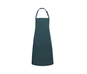 KARLOWSKY KYBLS5 - BIB APRON BASIC WITH BUCKLE AND POCKET Pine Green
