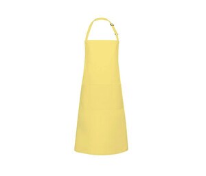 KARLOWSKY KYBLS5 - BIB APRON BASIC WITH BUCKLE AND POCKET Sunny Yellow