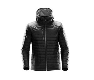 STORMTECH SHAFP1 - Men's hooded down jacket Black / Charcoal
