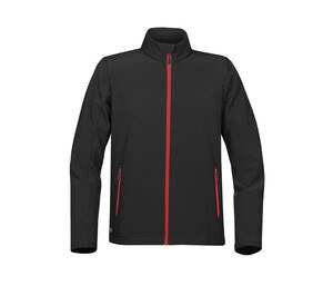 STORMTECH SHKSB1 - Men's Softshell Black / Bright Red