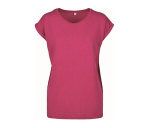 Build Your Brand BY021 - Damen T-Shirt Hibiskus Pink
