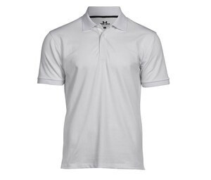 TEE JAYS TJ7000 - Recycled polyester/elastane polo shirt Weiß