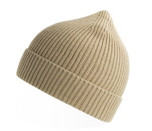 ATLANTIS HEADWEAR AT217 - Recycled polyester beanie Beige