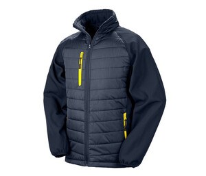 RESULT RS237 - Leichte Softshell-Jacke Navy / Yellow