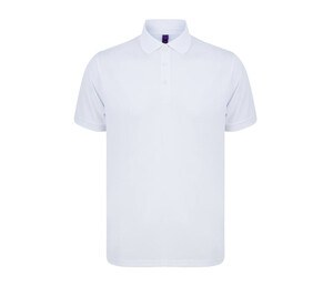 HENBURY HY465 - RECYCLED POLYESTER POLO SHIRT Weiß