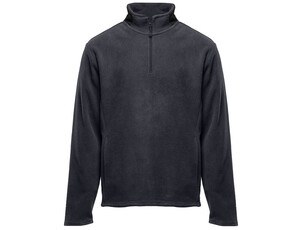 BLACK&MATCH BM505 - 1/4 zip fleece jacket Grau