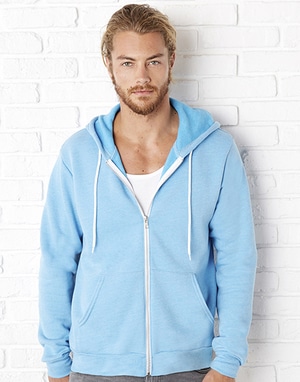 Bella 3739 - Unisex Poly-Cotton Full Zip Hoodie