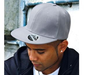 Result RC083 - Bronx Flat Peak Snapback Cap