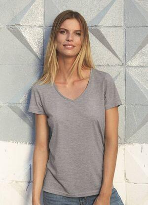 B&C BC058 - Damen-Tri-Blend V-Ausck T-Shirt