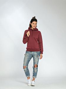 Lemon & Soda LEM3232 - Schwerer Pullover mit Kapuze Raglan für sie