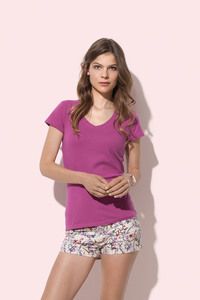 Stedman STE9710 - T-Shirt mit V-Ausschnitt für Damen Claire 