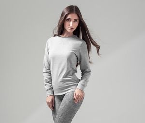 Build Your Brand BY025 - Leichtes Damen-Sweatshirt mit Rundkragen