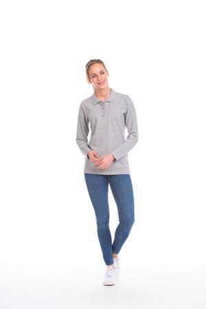 Lemon & Soda LEM3574 - Langarm-Poloshirt Damen