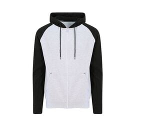 AWDIS JUST HOODS JH063 - Baseball-Sweatshirt mit Reißverschluss