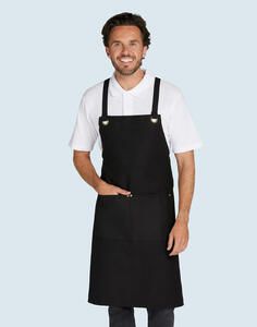 SG Accessories JG16P-CA-CrossBib - PROVENCE - Crossover Eyelets Bib Apron with Pocket