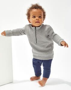 Babybugz BZ66 - Baby Quarter Zip Sweat