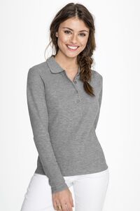 Sols 11317C - Damen Poloshirt Langarm Podium